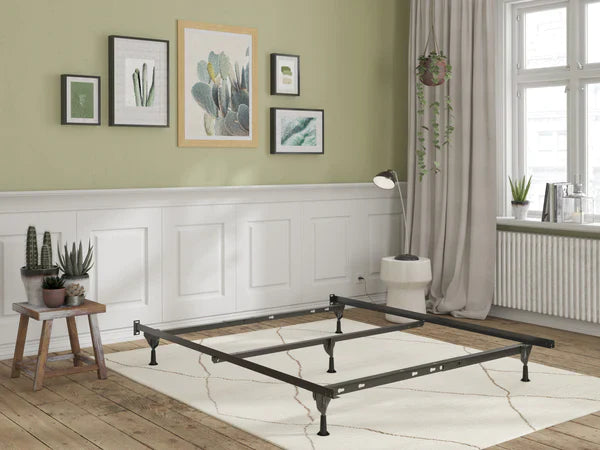 Deluxe Twin/Full/Queen Steel Bedframe With Glides - Ken Ecommerce Specialist