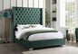Prestigious Emerald Green Velvet Bed - Ken Ecommerce Specialist