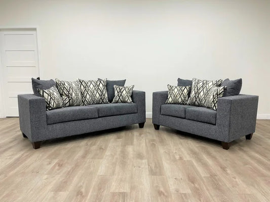 110 Steel Sofa & Loveseat Set - Ken Ecommerce Specialist