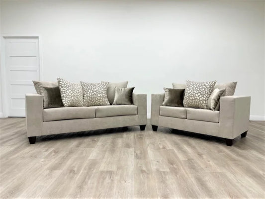 PlushStyle Sofa & Loveseat Set – 2PC Living Room - Ken Ecommerce Specialist