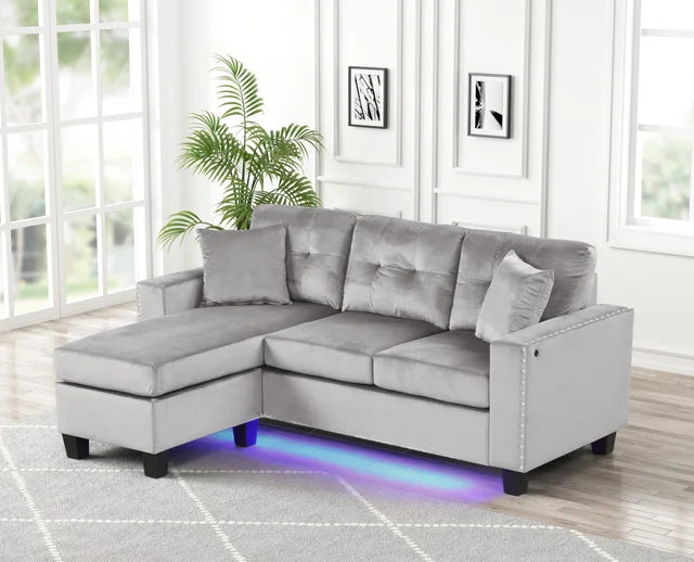 Messi Grey – Reversible Sectional - Ken Ecommerce Specialist