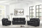 Tiffany Black Faux Leather Living Room Set – 3PC - Ken Ecommerce Specialist