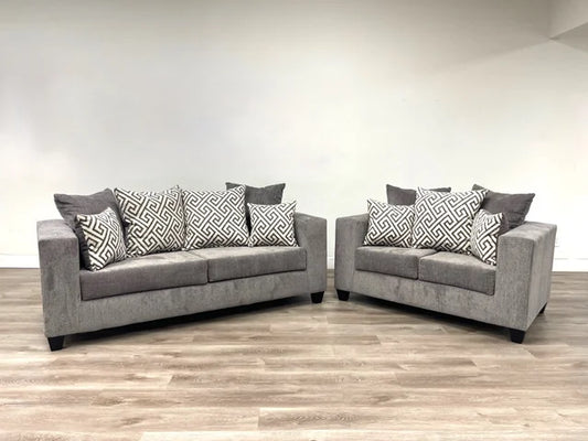 110 Smoke Sofa & Loveseat Set - Ken Ecommerce Specialist